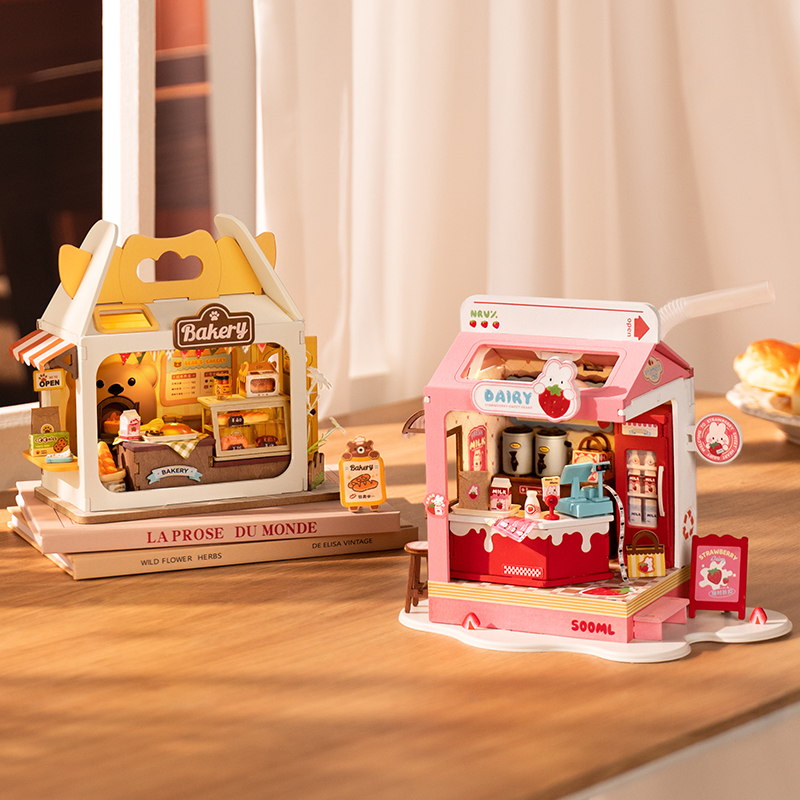 Rolife Food Box Shops - Miniature House Kits - Rolife