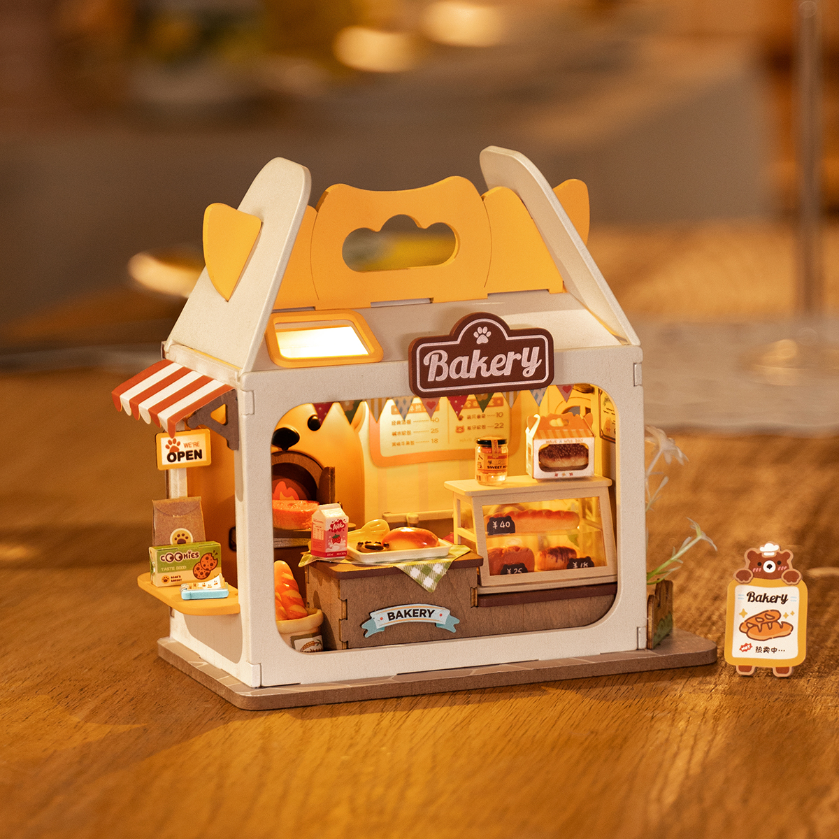 Rolife DIY Miniature House - Food Box Shop galerij afbeelding 1