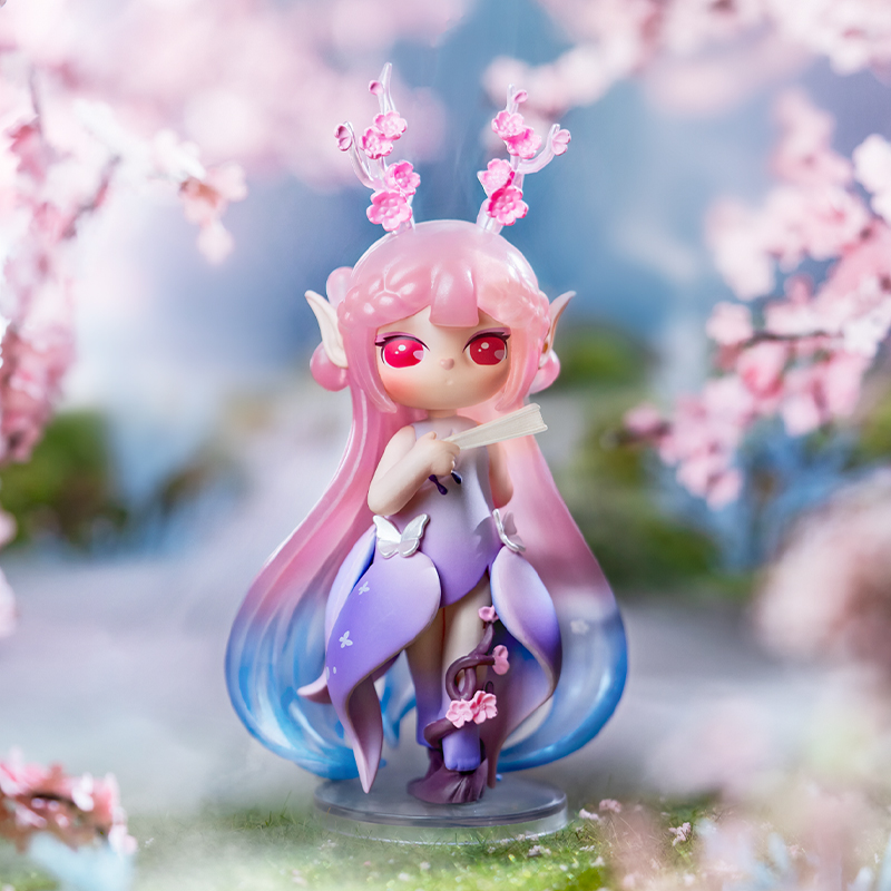 Rolife Verrassingsfiguur Poppen - Paradise Guardians pastel haar karakter close-up scène