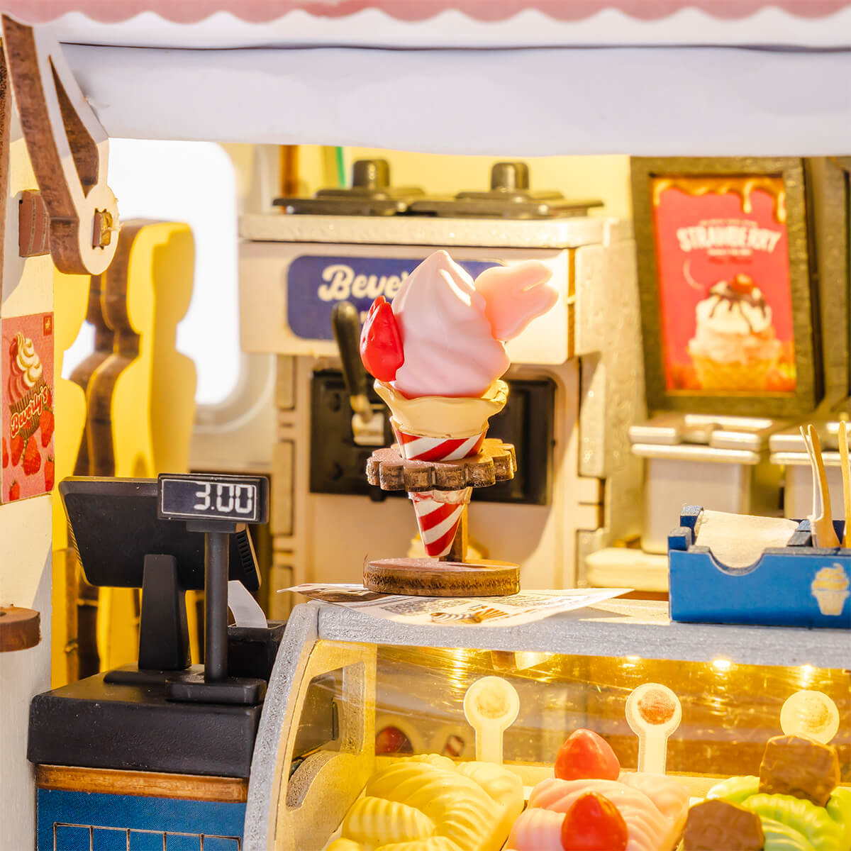 Rolife 3D Wooden Puzzle - Beverly's Ice Cream Truck TGS06 – Rolife