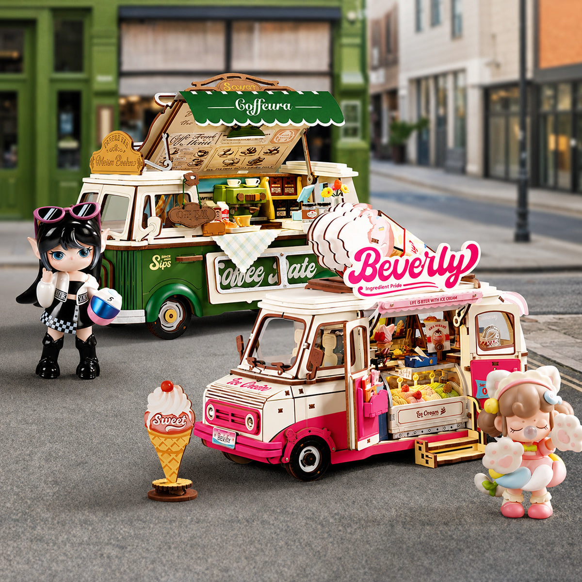Rolife 3D Wooden Puzzle - Leo's Coffee Truck TGS07 – Rolife