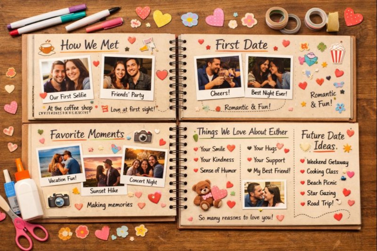 Couple Scrapbook Beginner Friendly