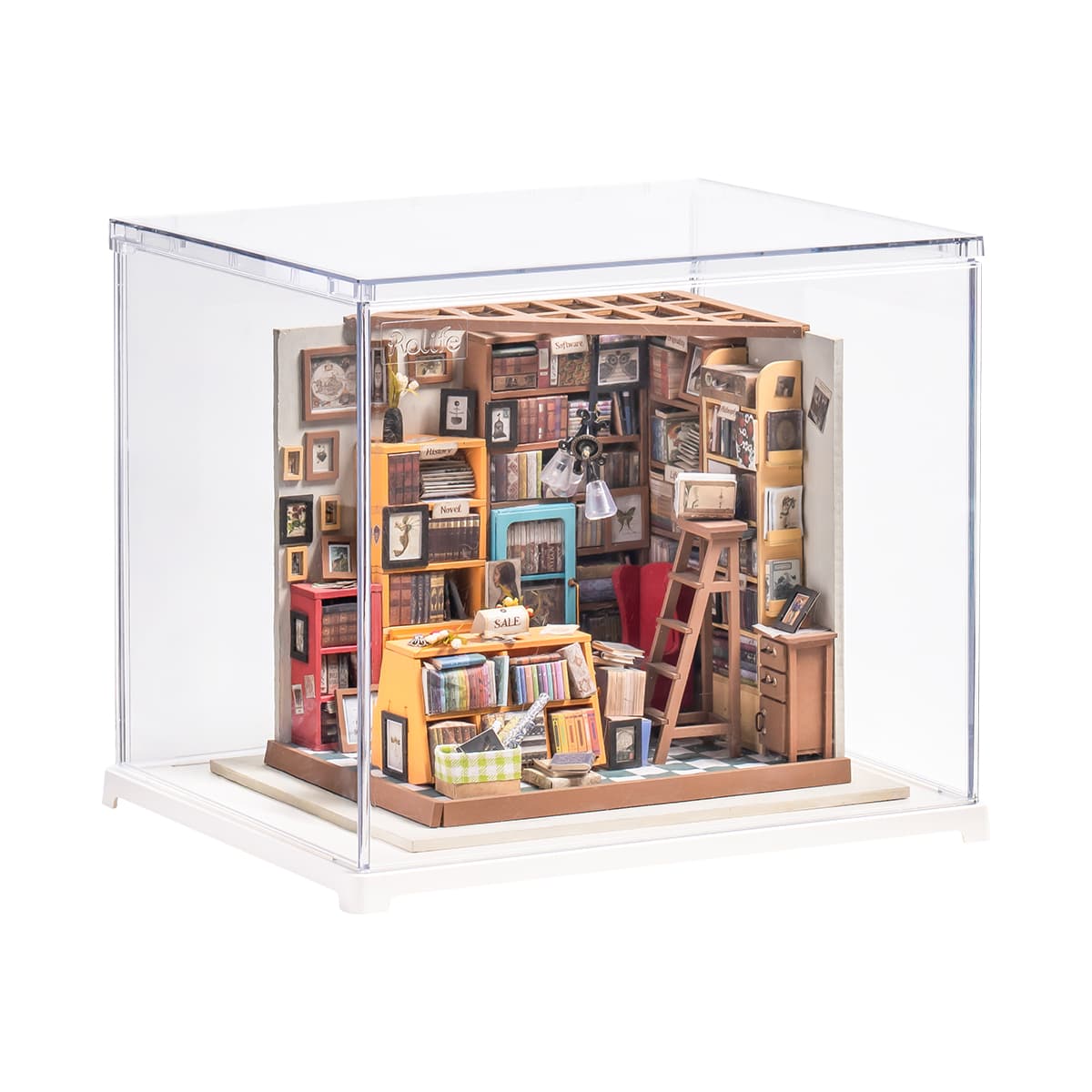 Rolife Sam's Study Library DG102 mit Display Box DF03L Galeriebild 2