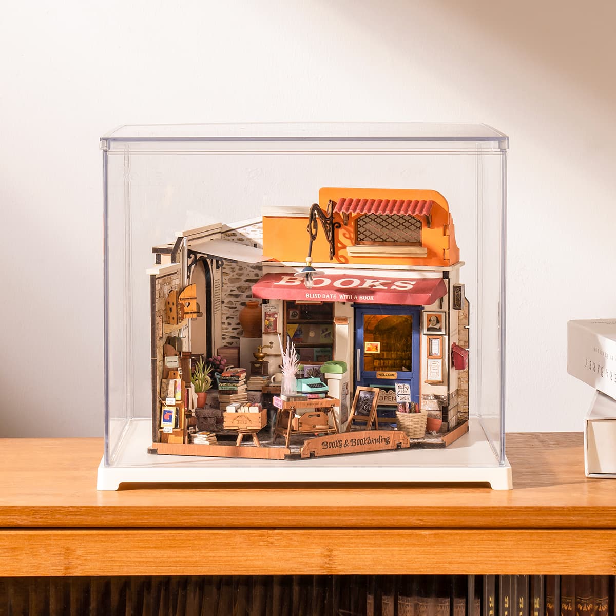 Rolife Hoek Boekwinkel DG164 met Display Box DF03L galerij afbeelding 1
