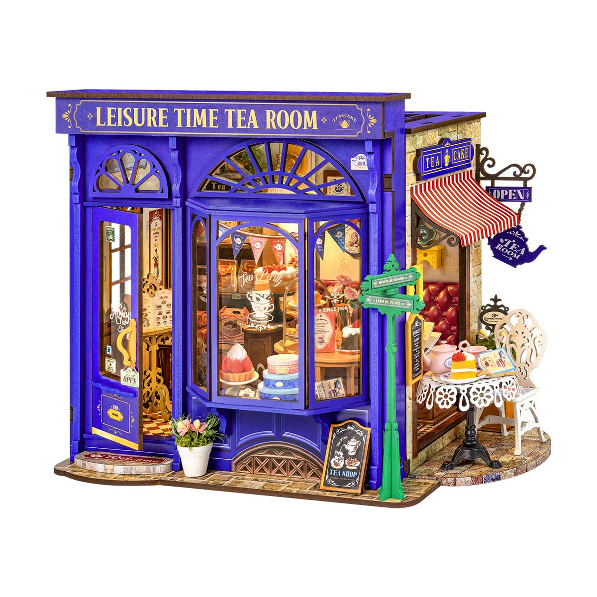 Rolife DIY Miniature House - Salle de thé de loisirs DG171 vue alternative du produit