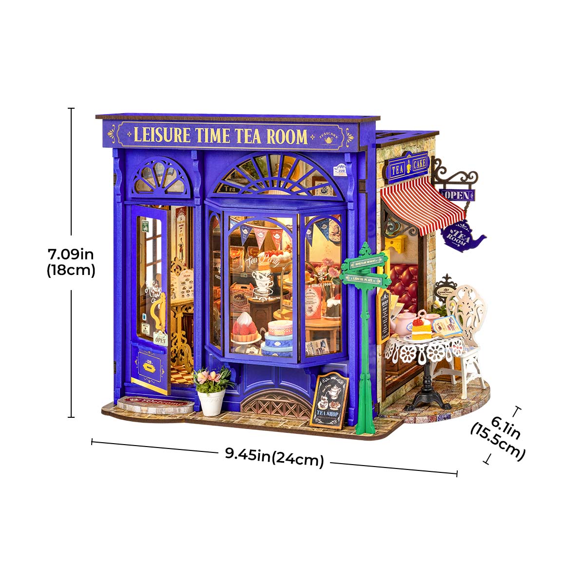 Rolife DIY Miniature House - Salle de thé de loisirs DG171 image de galerie 7