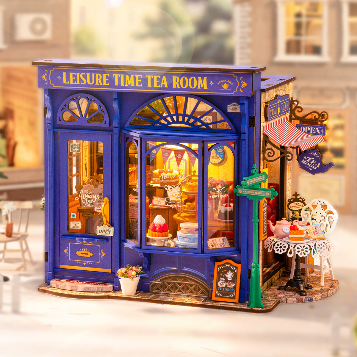 Rolife DIY Miniature House - Salle de thé de loisirs DG171 image héroïque du produit