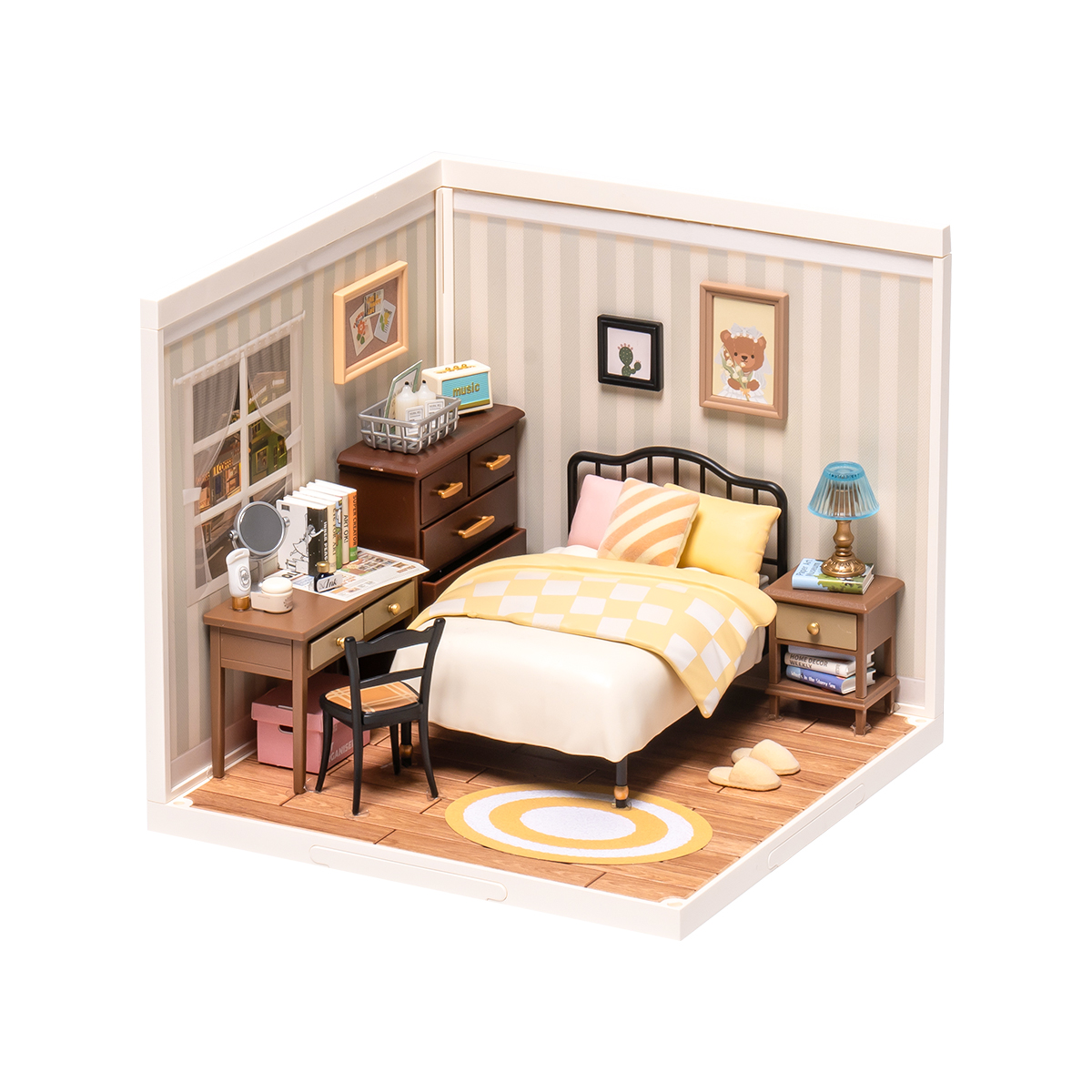 Rolife Sweet Dream Bedroom Super Creator Miniature House DW009 Galerie Bild 3