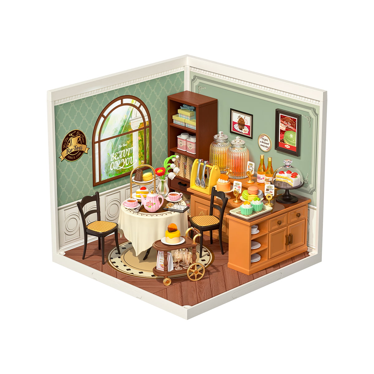 Rolife Sweet Sips Tea Super Creator Miniature House DW011 imagen de galería 2
