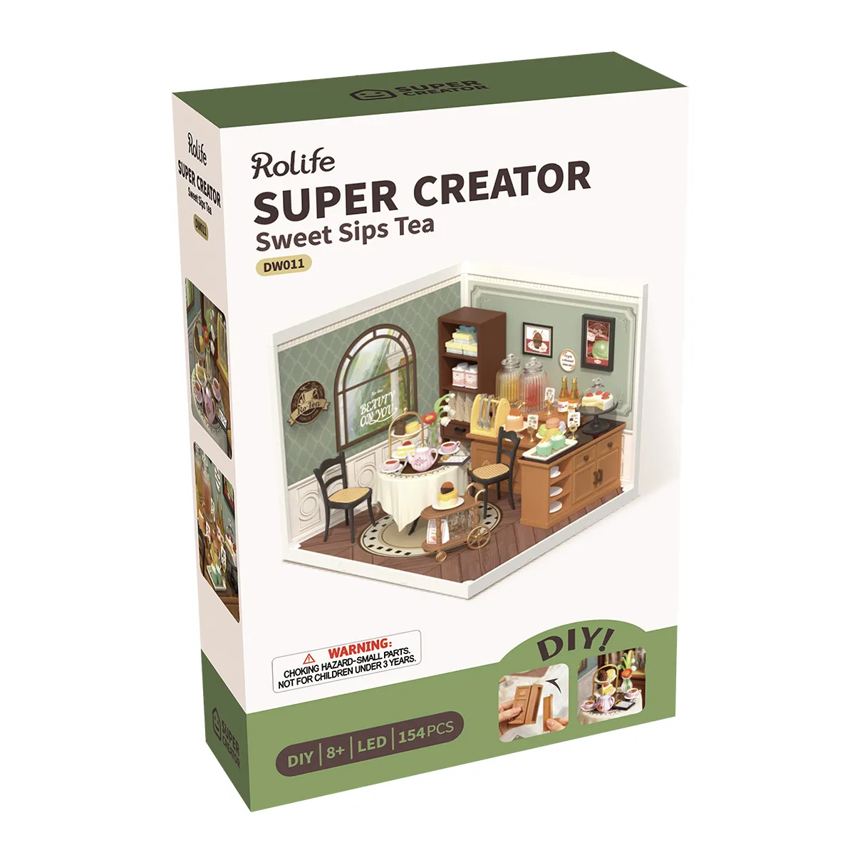 Rolife Sweet Sips Tea Super Creator Miniature House DW011 Galerie Bild 5