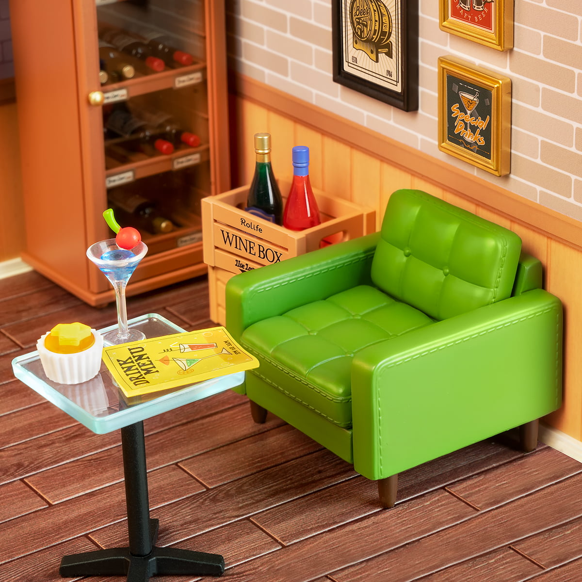 Rolife Leisurely Cheers Bar Super Creator Miniature House DW012 image de galerie 4