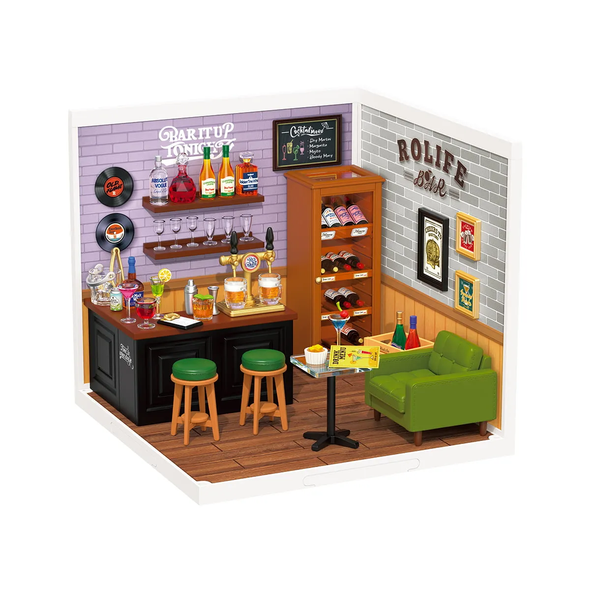 Rolife Leisurely Cheers Bar Super Creator Miniature House DW012 image de galerie 2