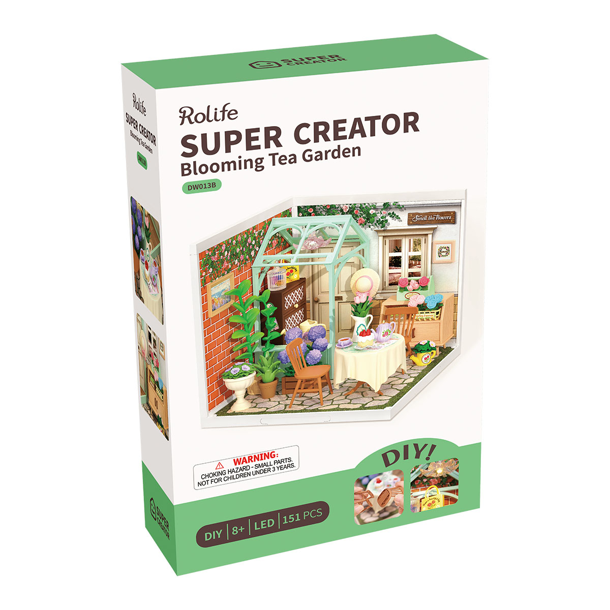 Rolife Blooming Tea Garden Super Creator Miniaturhaus DW013B Galeriebild 6