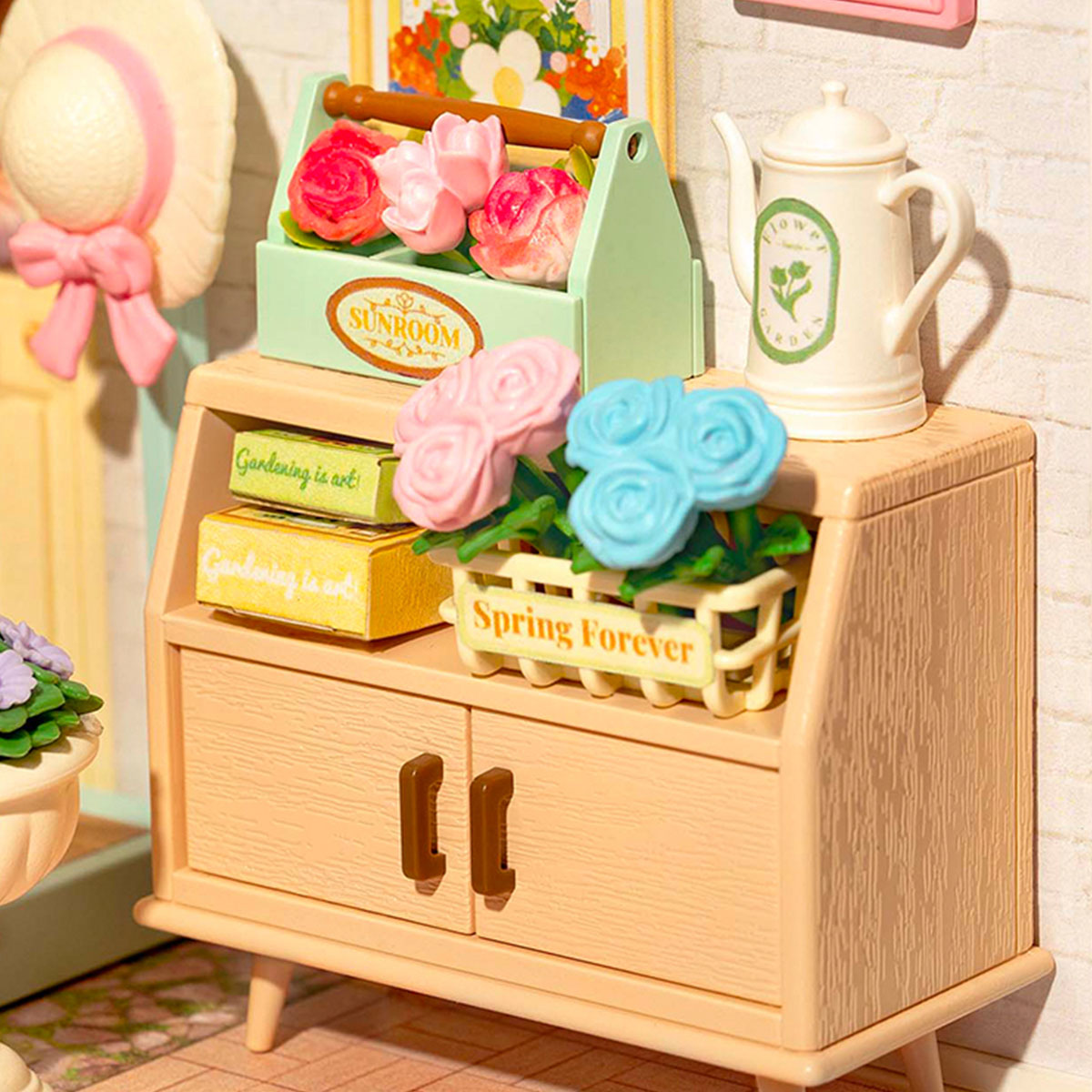 Rolife Blooming Tea Garden Super Creator Miniature House DW013B Galeriebild 5