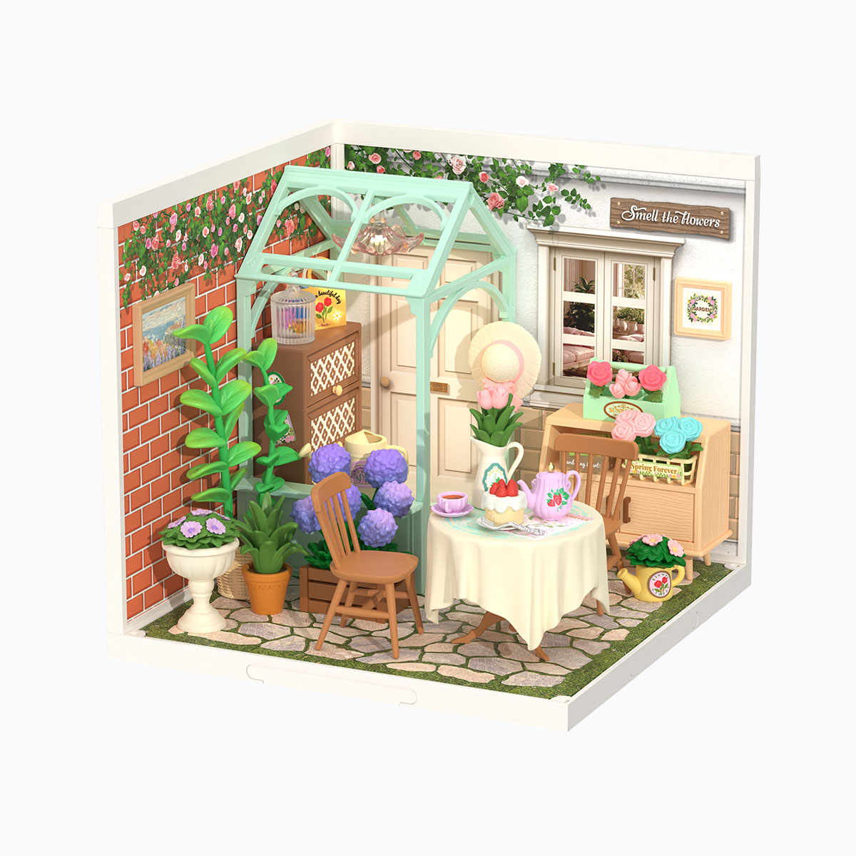 Rolife Blooming Tea Garden Super Creator Miniaturhaus DW013B Galeriebild 2