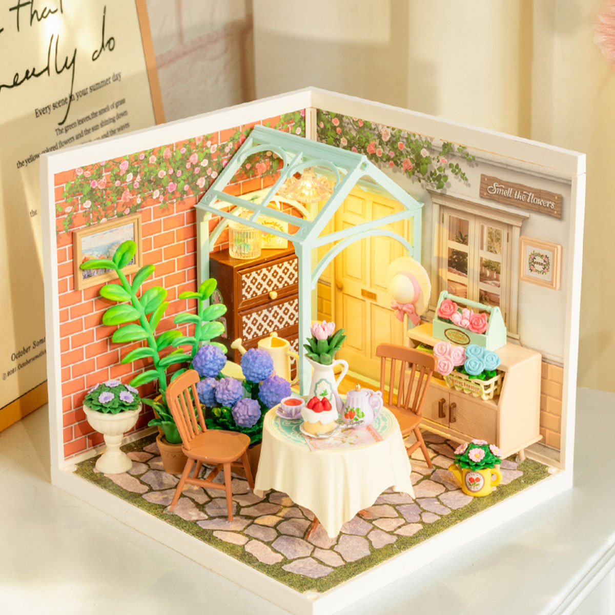Rolife Blooming Tea Garden Super Creator Miniature House DW013B Galerie Bild 3