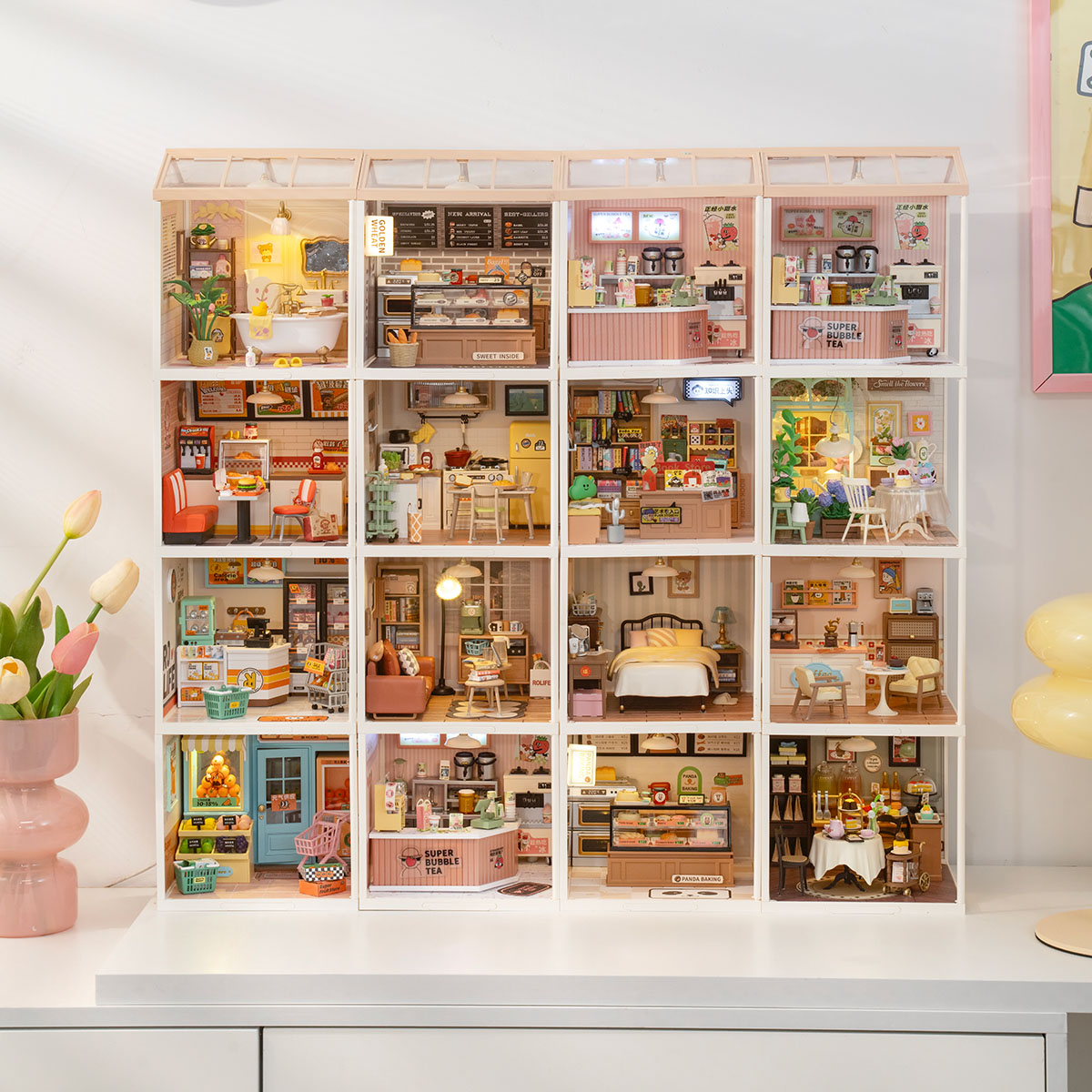 Rolife Bubble Bathroom Super Creator Miniature House DW014B image de galerie 4