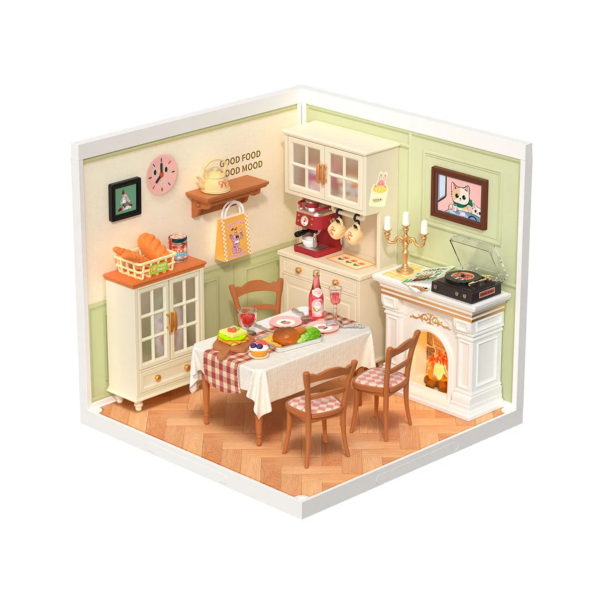 Rolife Super Creator Maison Miniature 6 en 1 Image de galerie six grilles 6