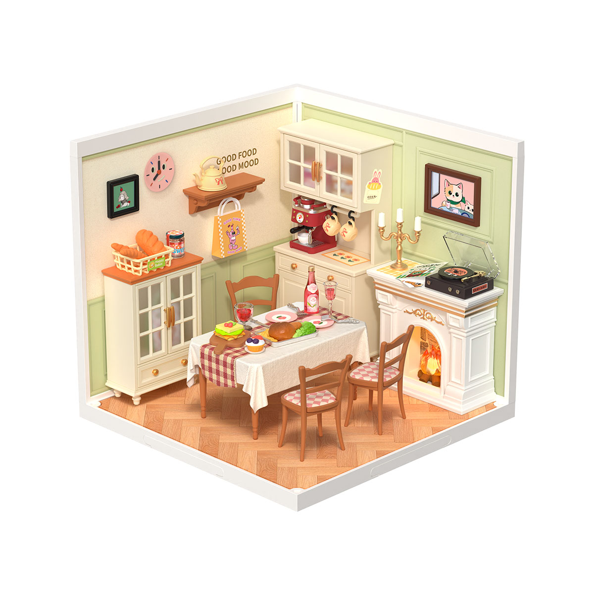 Rolife Super Creator Maison Miniature 6 en 1 Image de galerie six grilles 6