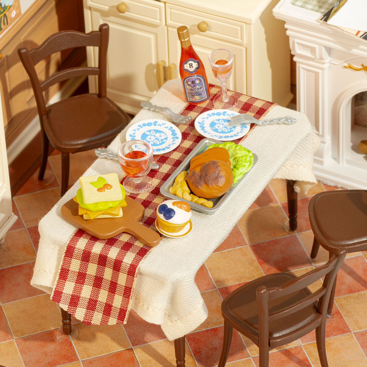 Rolife Warm Dining Room Super Creator Miniature House DW015B galerij afbeelding 3