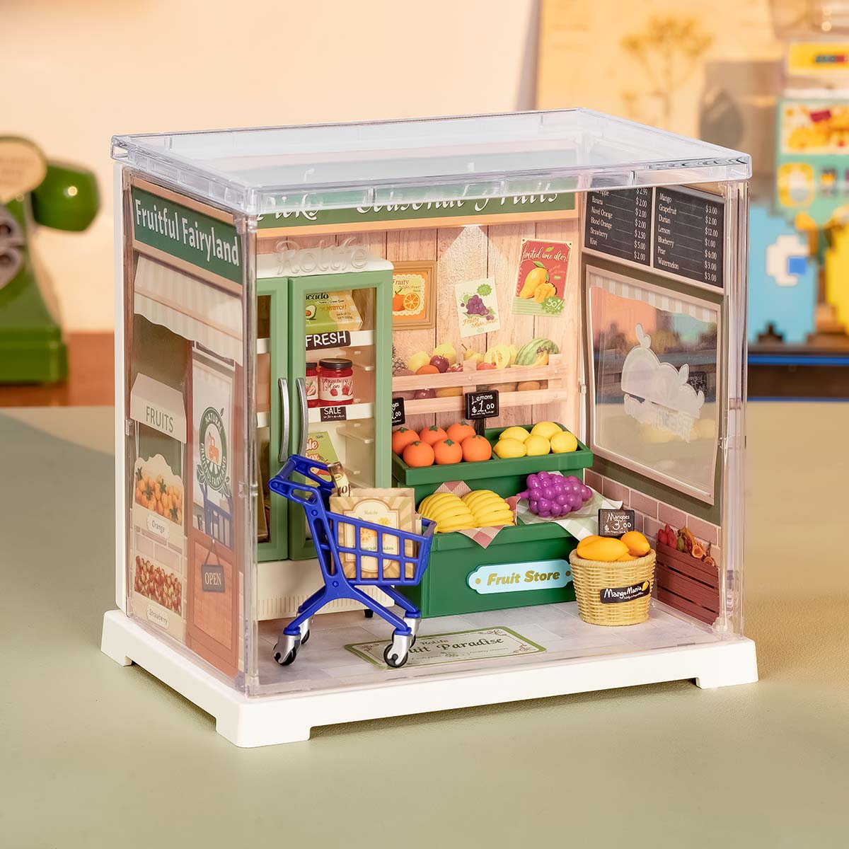Rolife Mini Super Creator DIY Miniaturhaus Shop Sets