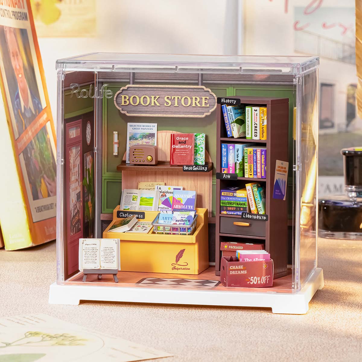 Rolife Mini Super Creator DIY Miniaturhaus Shop Sets