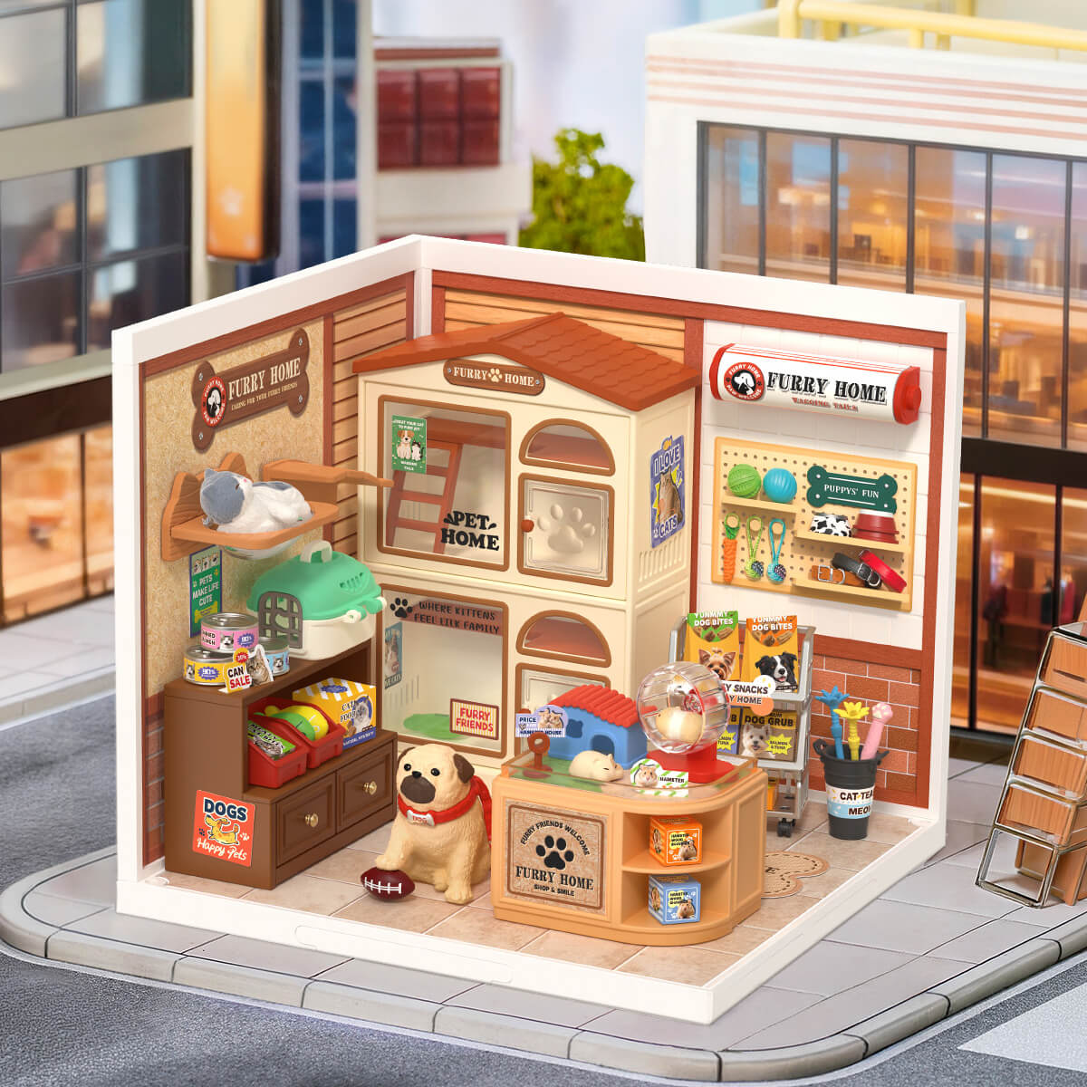 Rolife Super Creator DIY Casa en Miniatura Serie Diario de Compras