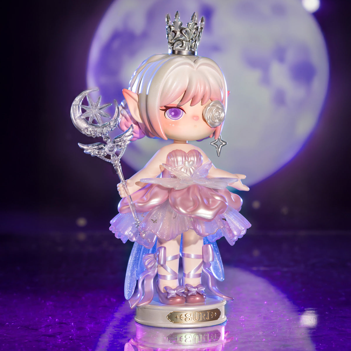 Suri Magic Princess S011 full figure display in a purple moonlit scene