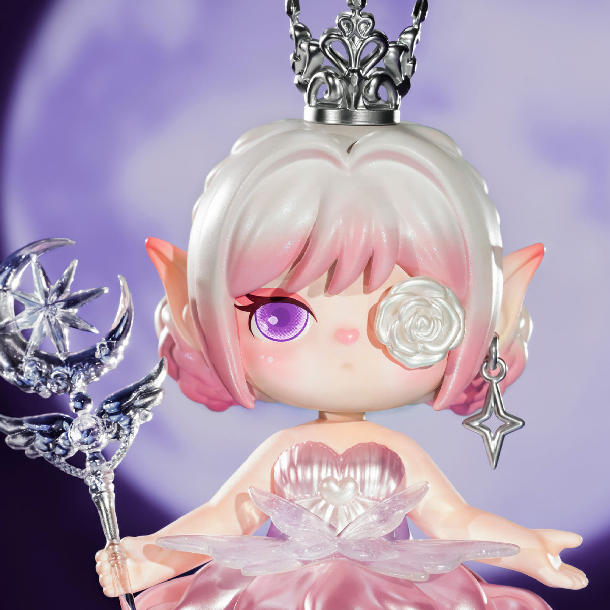Suri Magic Princess S011 close-up of the rose eye patch and face details