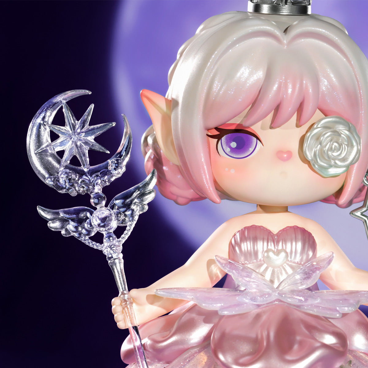 Suri Magic Princess S011 close-up of the star-moon scepter and hand details