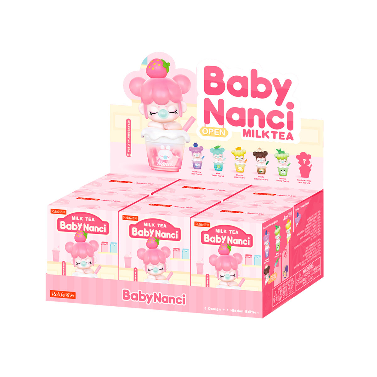 チヨコ いちごミルク ストロベリーミルク アートなトイ展 ソフビ Rolife BabyNanci Surprise Figure Dolls - Milk Tea Series NDXX – Rolife