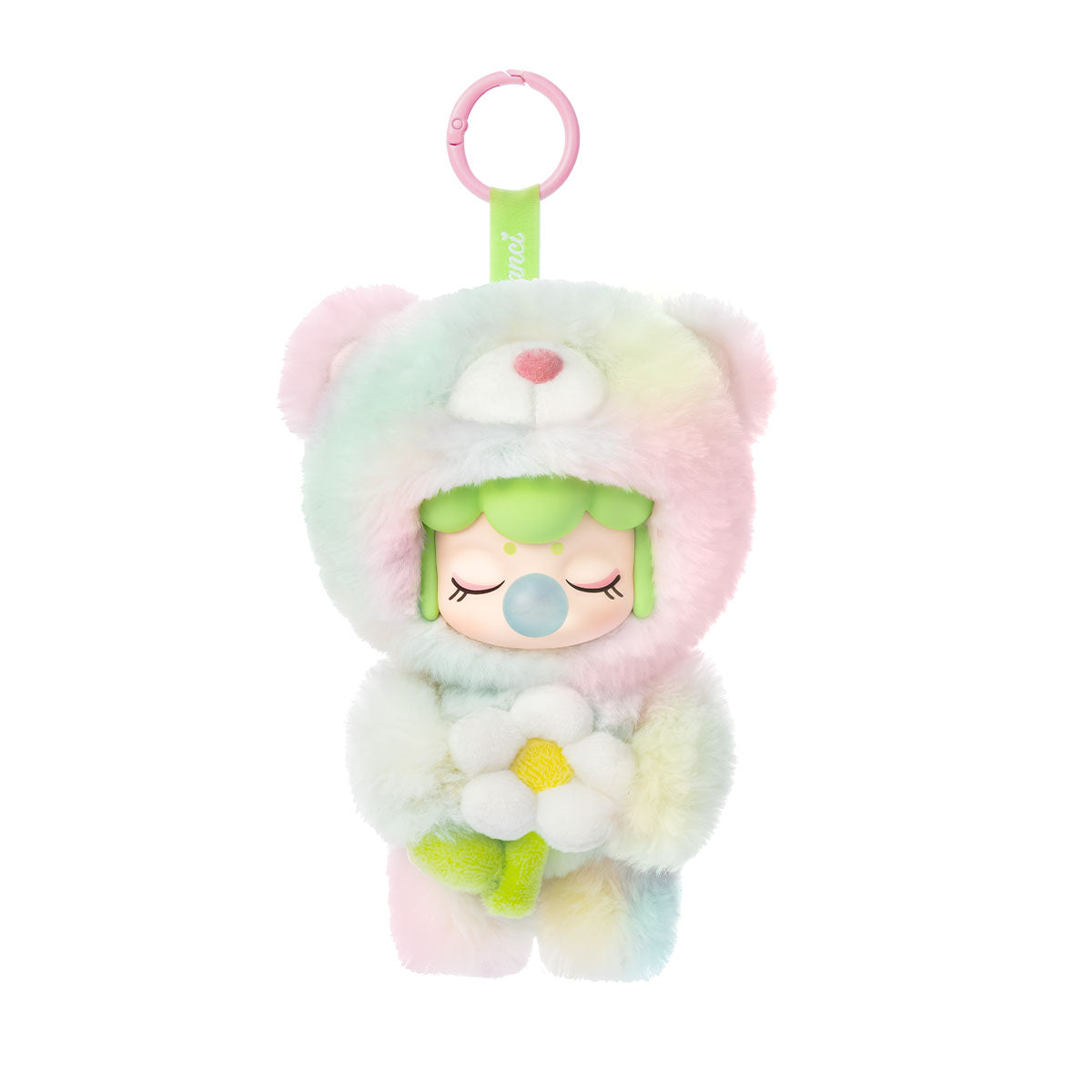 Rolife Nanci Spring Bear MN003 Plüschanhänger auf einem weißen Hintergrund.