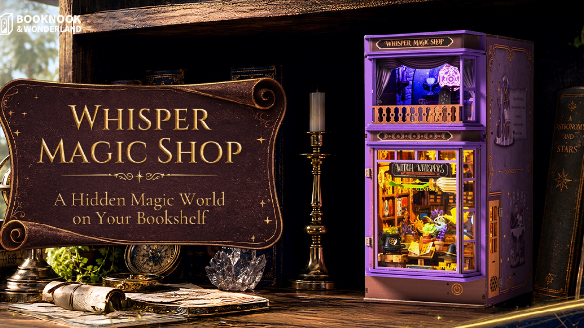 New from Rolife Whisper Magic Shop Hides a Secret Behind the Wall