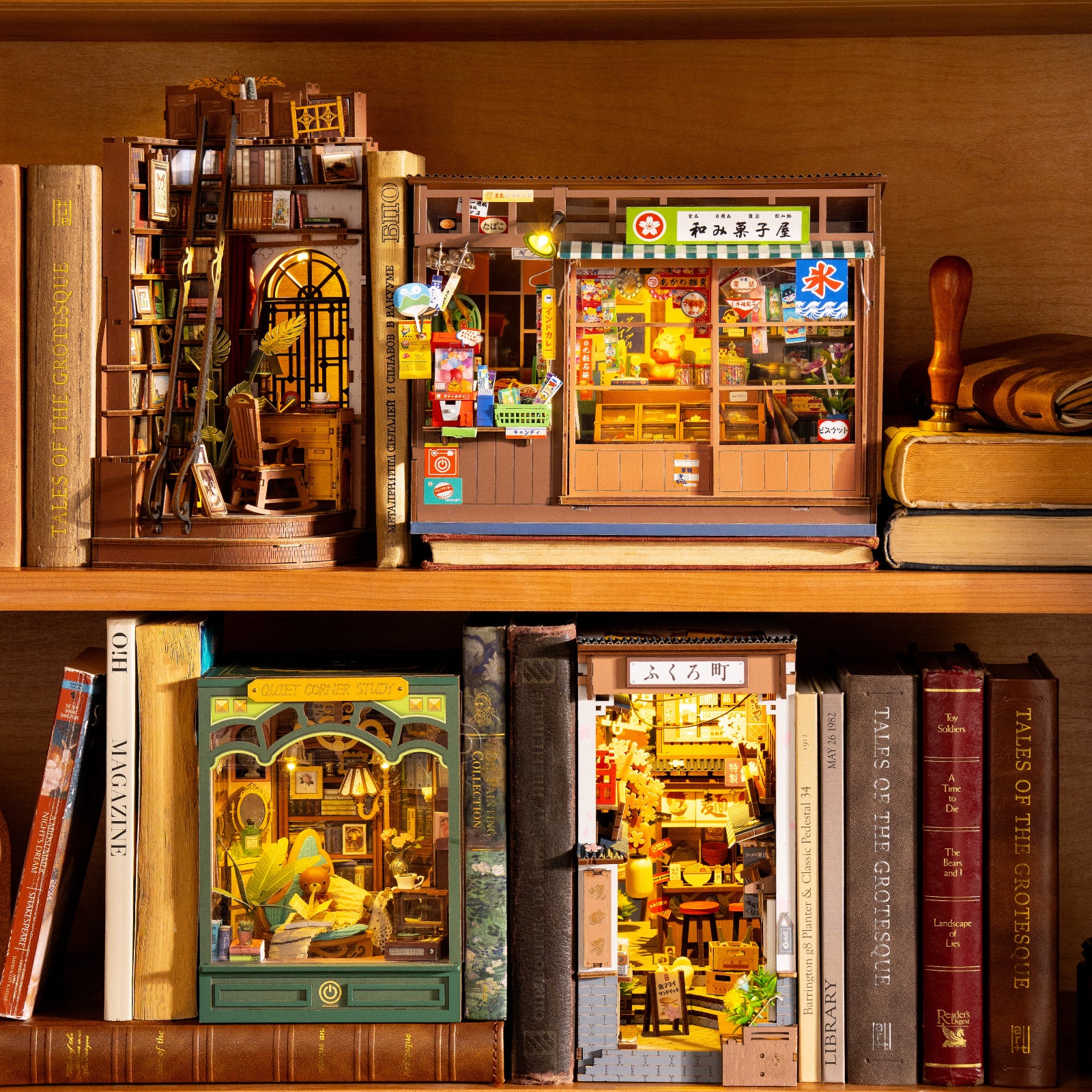 Rolife Nostalgic Corner Shop DIY Book Nook TGE05 – Rolife