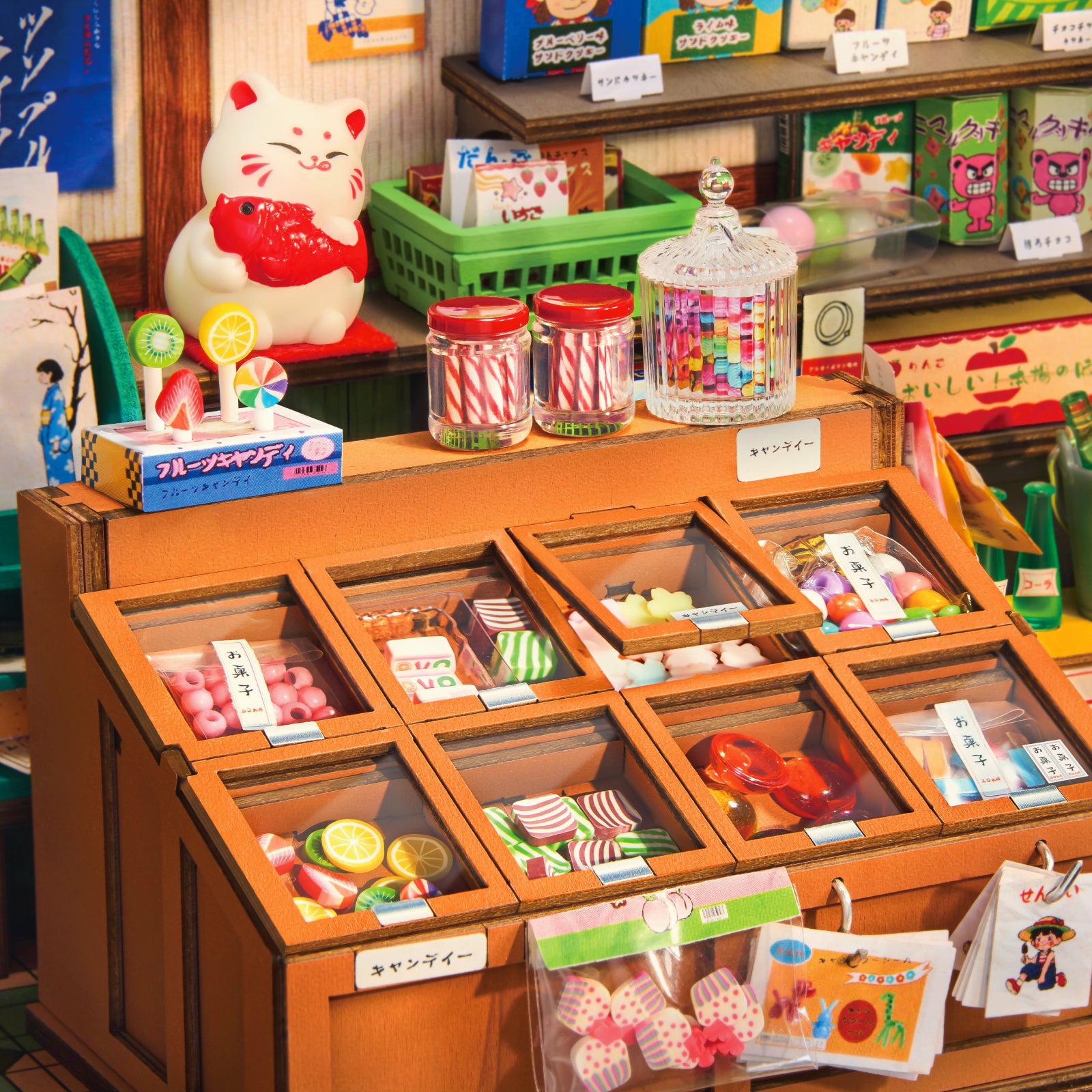 Rolife Nostalgic Corner Shop DIY Book Nook TGE05 – Rolife