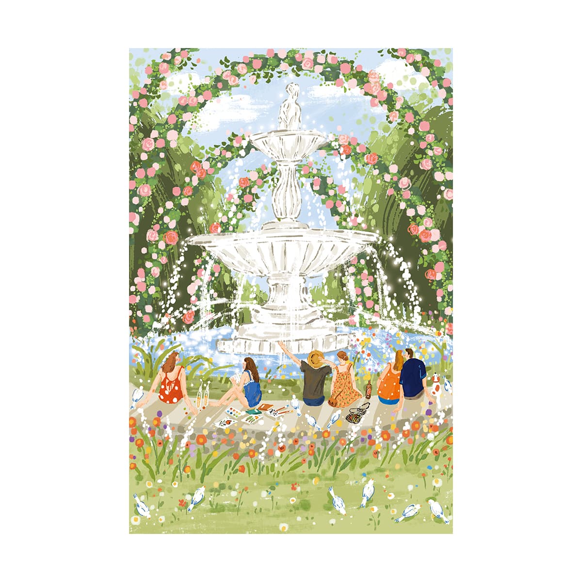 Rolife 1000 Pièces Puzzle - Fontaine de l'Après-Midi PT001 image de galerie 2