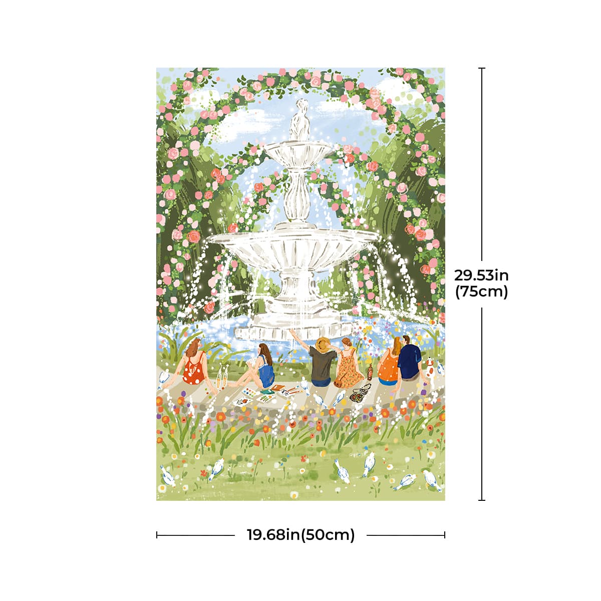 Rolife 1000 Teile Puzzle - Nachmittagsbrunnen PT001 Galeriebild 9