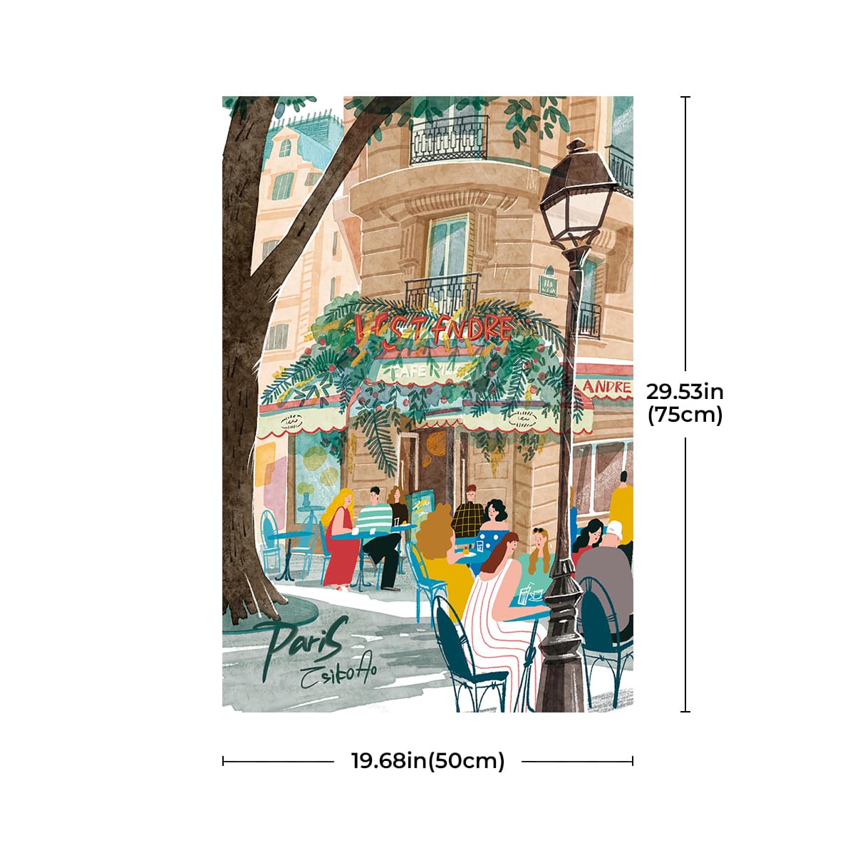 Rolife 1000 Teile Puzzle - Freizeit in Paris PT004 Galerie Bild 8