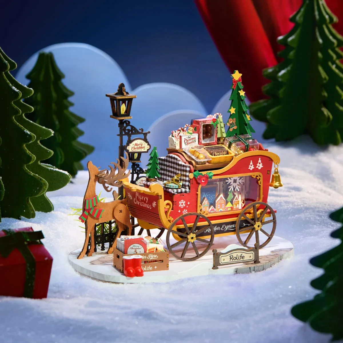 Pre-order New Rolife DIY Miniature House - Reindeer Express DS059 543.190 VND