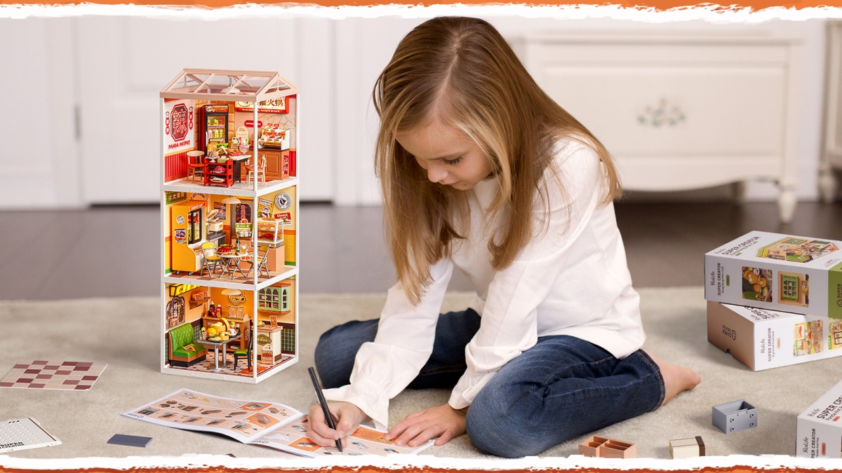 Relive Your Childhood Build Memories with Rolife Super Creator Miniature Houses