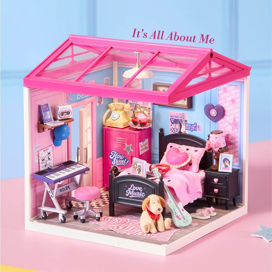 Rolife Bedroom Pop Super Creator Miniature House DW029