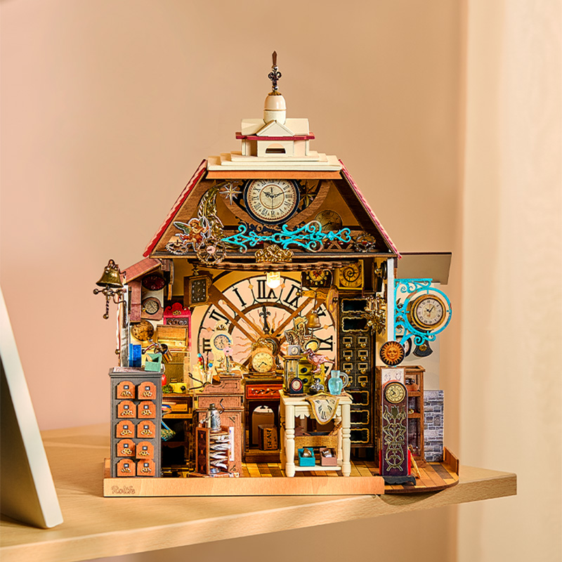 Rolife DIY Miniaturhaus - Uhrwerk Uhren DH104