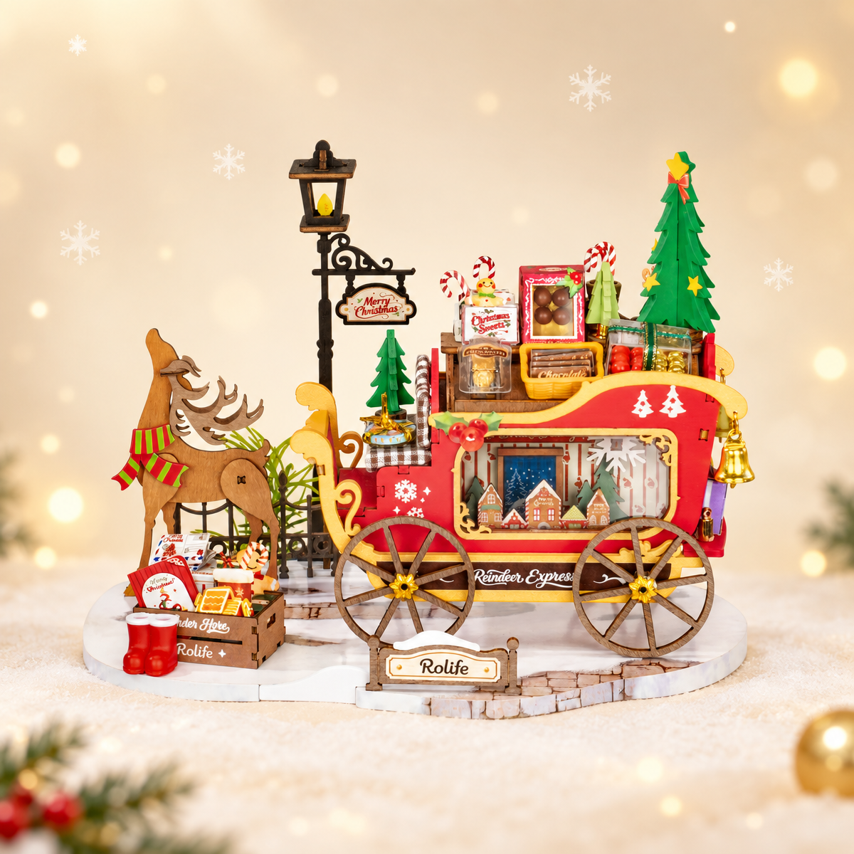 Rolife DIY Miniature House - Reindeer Express DS059