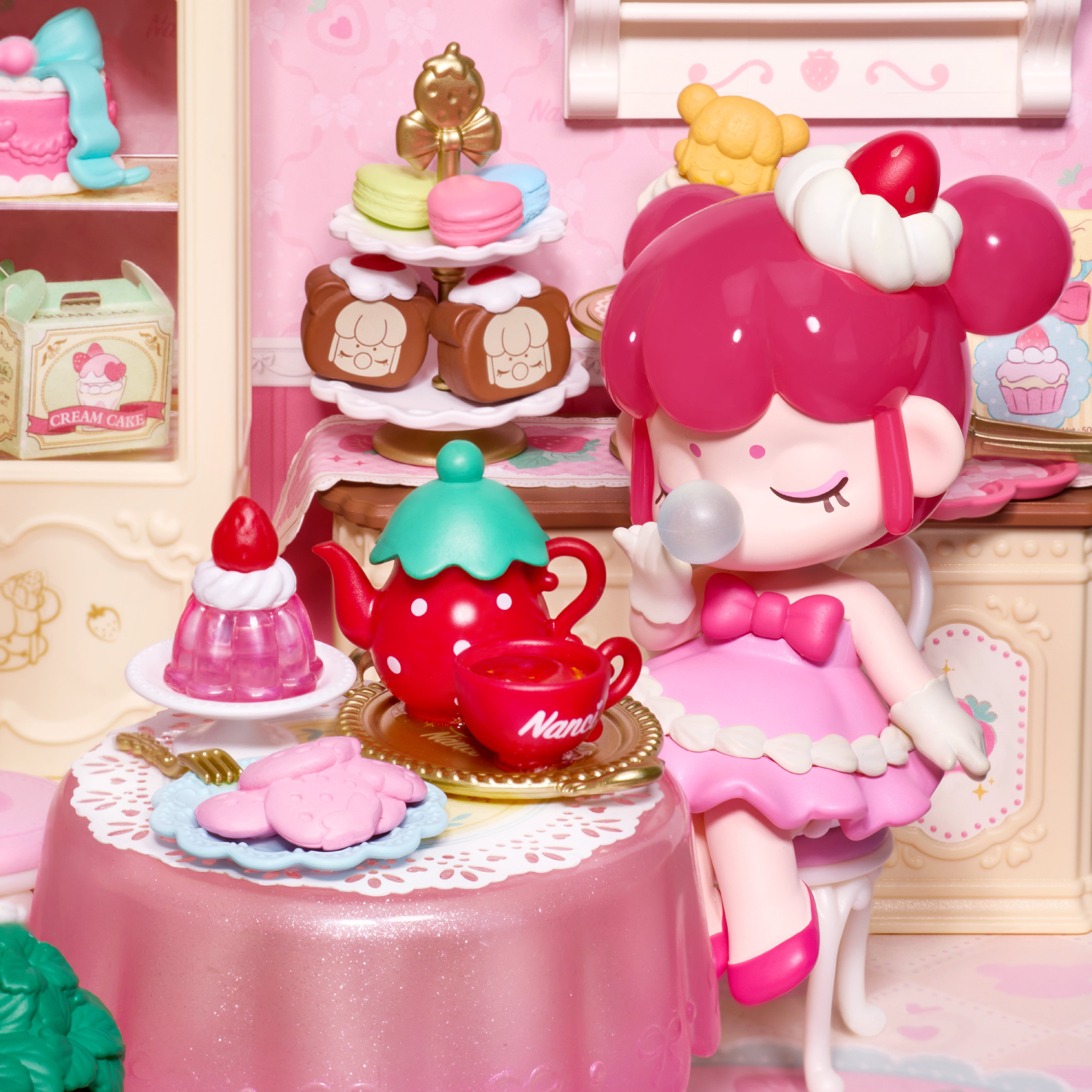 Rolife Nanci Strawberry Teatime Super Creator close-up detail image
