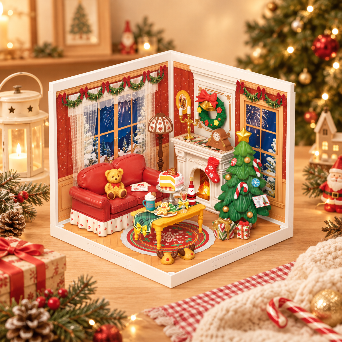 Rolife Twinkling Christmas Eve Super Creator Miniature House DWZ03B
