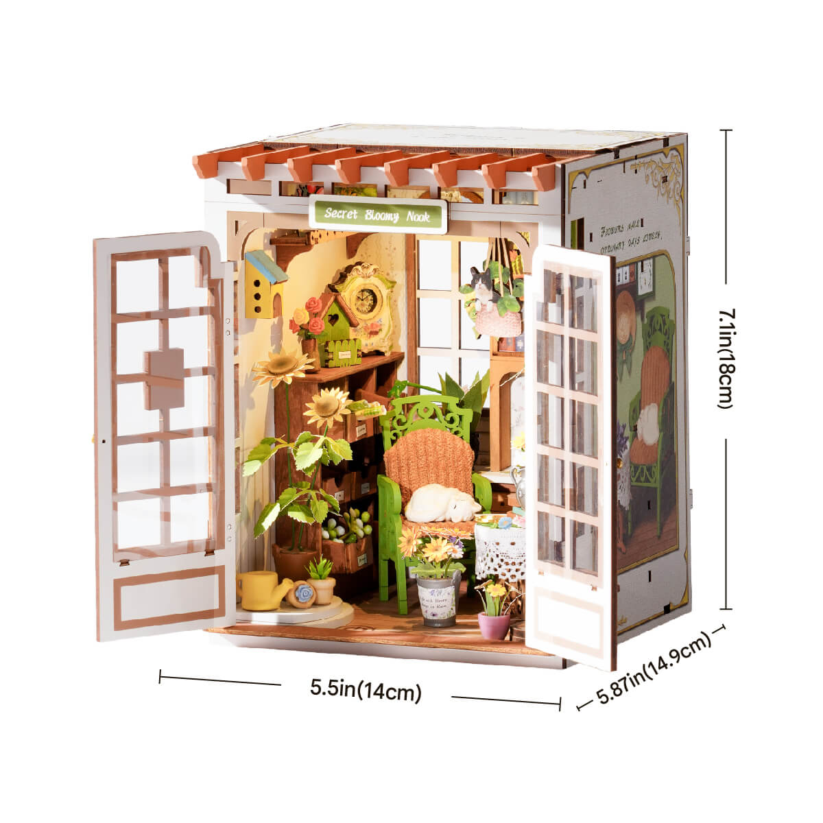 Rolife DIY Bücherecke - Geheime Bloomy Nook TGE04