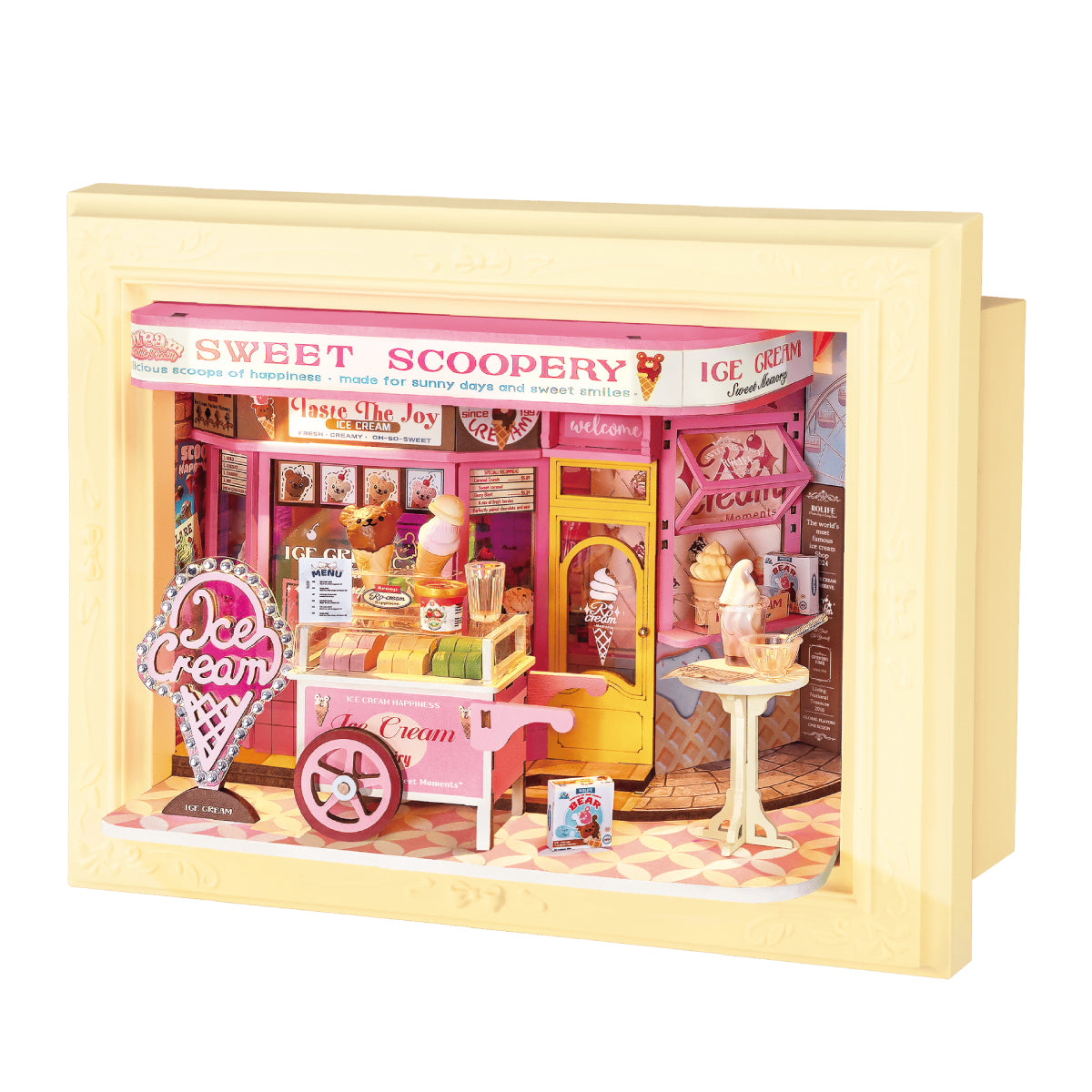 Rolife Sweet Scoopery IJs DP002 witte achtergrond verhaal kader productweergave