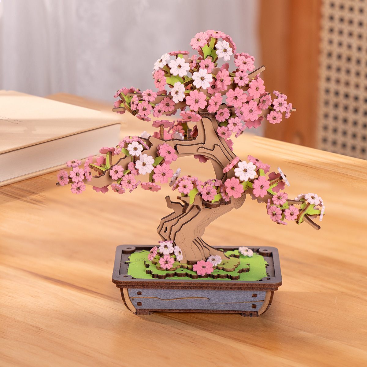 Rolife 3D Holzpuzzle - Sakura Bonsai TG415 Produkt-Hero-Bild