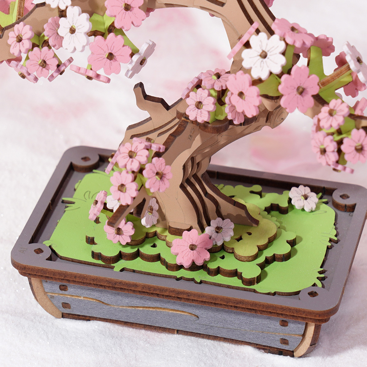 Rolife 3D Wooden Puzzle - Sakura Bonsai TG415 image de galerie 6