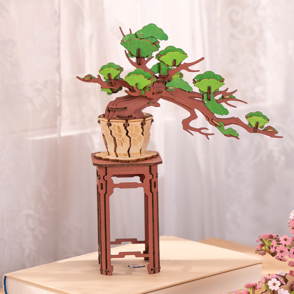 Rolife 3D Holzpuzzle - Immergrüner Kiefer Bonsai TG510 Produkt-Hero-Bild